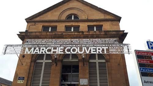 Marché couvert et dégustation à Metz